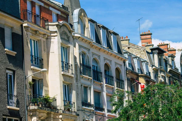 Reims Frankrijk Juni 2021 Stedelijk Landschap Van Stad Reims Een — Stockfoto