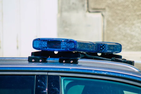 Reims France Juin 2021 Nouvelle Voiture Police Stationnée Dans Les — Photo