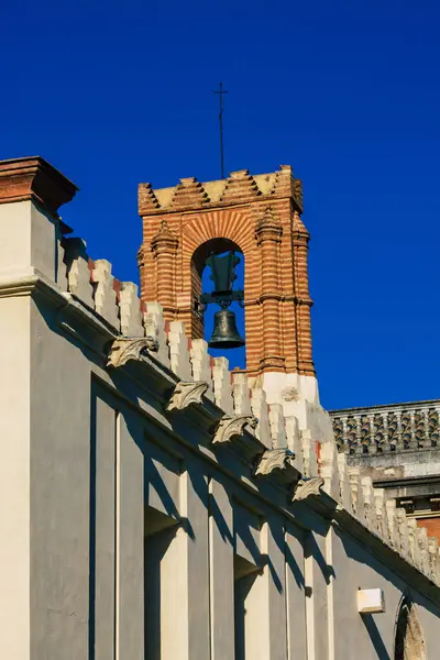 Sevilla Spanien Juli 2021 Facade Bygning Gaderne Sevilla Symbolsk Hovedstaden - Stock-foto