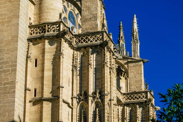 Seville Spain July 2021 Saint Metropolitan Patriarchal Cathedral Church Santa — Stock Photo, Image