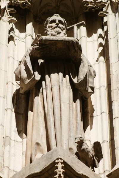 Sevilla España Julio 2021 Catedral Metropolitana Patriarcal Sevilla Detalle Fachada — Foto de Stock