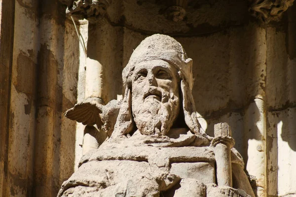 Sevilla España Julio 2021 Catedral Metropolitana Patriarcal Sevilla Detalle Fachada — Foto de Stock