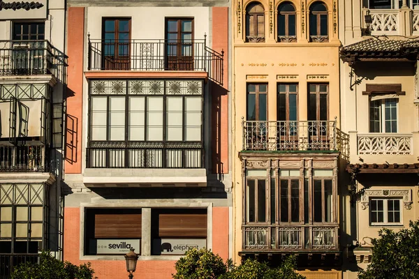 Sevilla España Julio 2021 Fachada Edificio Las Calles Sevilla Ciudad —  Fotos de Stock