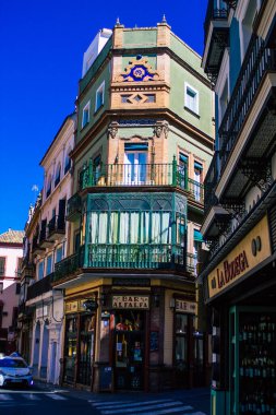 Seville İspanya 5 Temmuz 2021 Sevilla şehri, sembolik bir şehir ve İspanya 'nın güneyindeki Endülüs Bölgesi' nin başkenti.