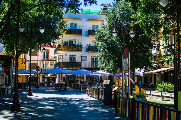 Sevilla Spanien Juli 2021 Stadslandskap Staden Sevilla Symbolisk Stad Och — Stockfoto