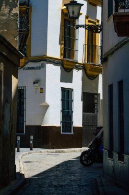 Seville İspanya 6 Temmuz 2021 Sevilla şehri, sembolik bir şehir ve İspanya 'nın güneyindeki Endülüs Bölgesi' nin başkenti.