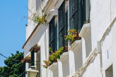 Carmona İspanya 14 Temmuz 2021 'de Carmona' nın dar sokaklarında bulunan 