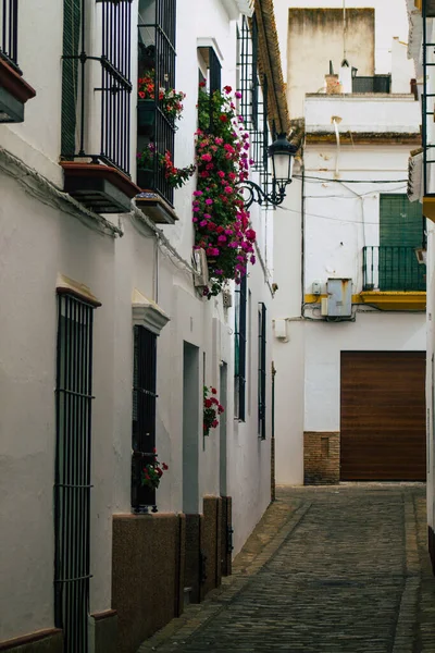 Carmona Spagna Luglio 2021 Strada Stretta Nella Città Carmona Chiamata — Foto Stock