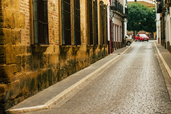 Carmona España Julio 2021 Calle Estrecha Ciudad Carmona Llamada Estrella — Foto de Stock