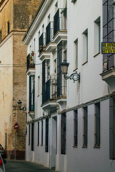 Carmona Spain July 2021 Closeup Window Old House Narrow Streets — Stock Photo, Image