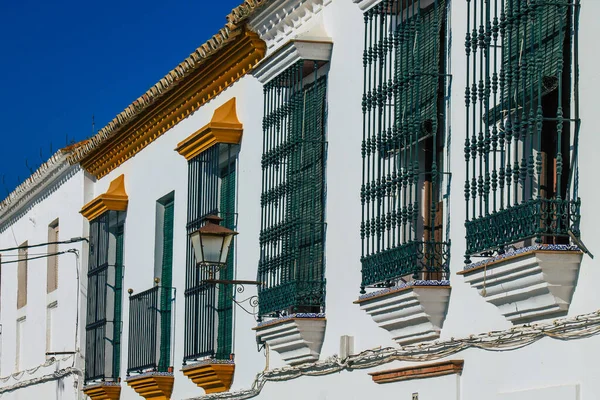 Carmona Spanyolország Július 2021 Közelkép Egy Ablak Egy Régi Ház — Stock Fotó
