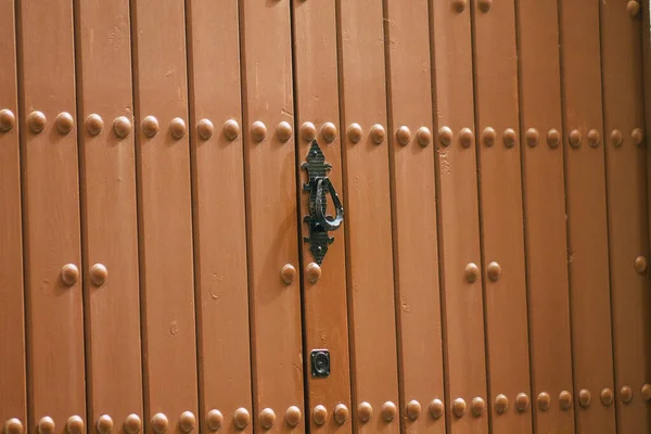 Carmona Espanha Julho 2021 Fecho Uma Porta Uma Casa Antiga — Fotografia de Stock