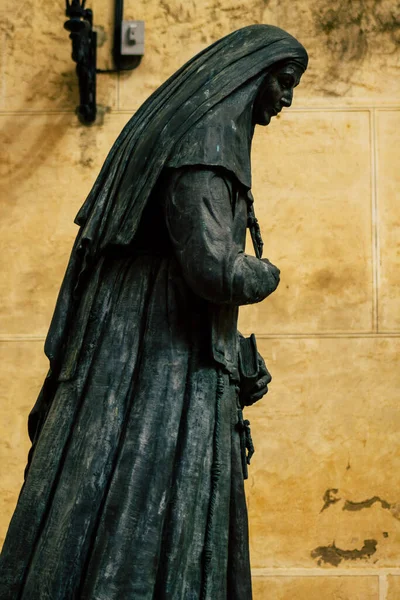 Carmona Ισπανία Ιουλίου 2021 Άποψη Του Αγάλματος Της Santa Angela — Φωτογραφία Αρχείου