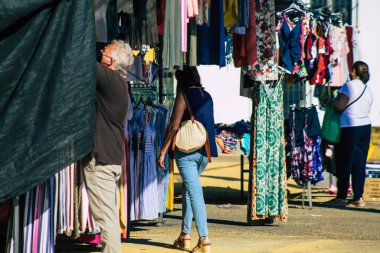 Carmona İspanya 19 Temmuz 2021 Coronavirus salgını sırasında İspanya 'da maske takmak zorunludur.
