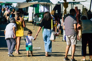 Carmona İspanya 19 Temmuz 2021 Coronavirus salgını sırasında İspanya 'da maske takmak zorunludur.