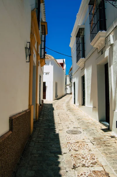 Carmona Spanje Juli 2021 Smalle Straat Stad Carmona Genaamd Heldere — Stockfoto