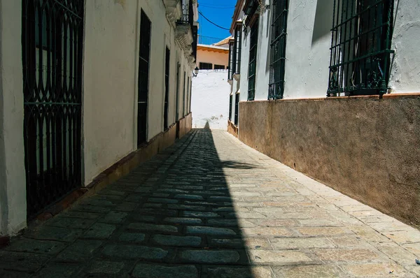 Carmona Spanje Juli 2021 Smalle Straat Stad Carmona Genaamd Heldere — Stockfoto