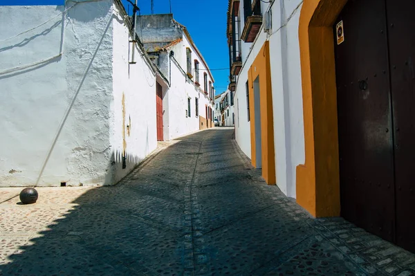 Carmona Spanje Juli 2021 Smalle Straat Stad Carmona Genaamd Heldere — Stockfoto