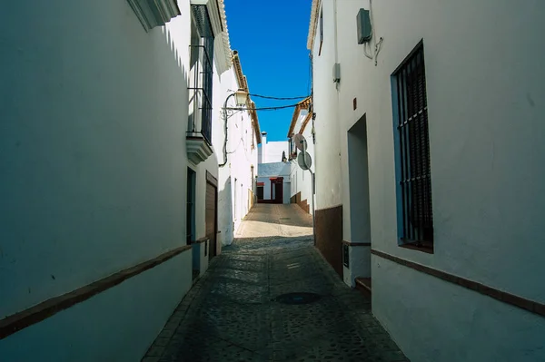 Carmona Spanje Juli 2021 Smalle Straat Stad Carmona Genaamd Heldere — Stockfoto