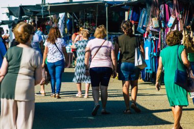Carmona İspanya 19 Temmuz 2021 Coronavirus salgını sırasında İspanya 'da maske takmak zorunludur.