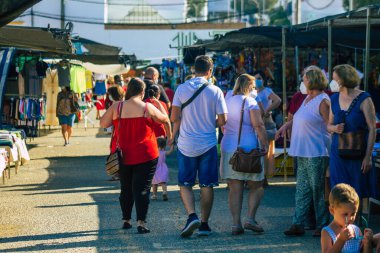 Carmona İspanya 19 Temmuz 2021 Coronavirus salgını sırasında İspanya 'da maske takmak zorunludur.