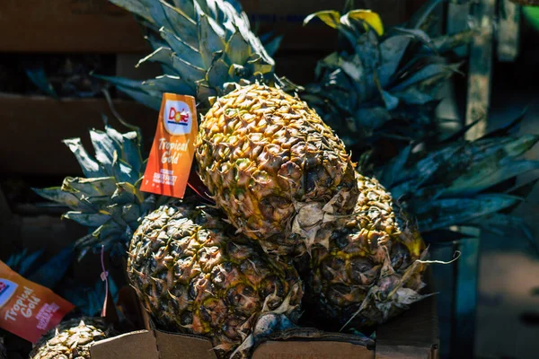 Carmona Spain July 2021 Various Fruits Sold Local Market Downtown — Stock Photo, Image