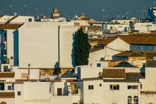 Carmona Spagna Luglio 2021 Veduta Panoramica Carmona Chiamata Stella Luminosa — Foto Stock