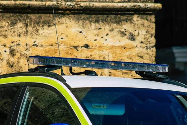 Кармона Іспанія Липня 2021 Року Місцева Поліцейська Машина Припаркована Вулицях — стокове фото