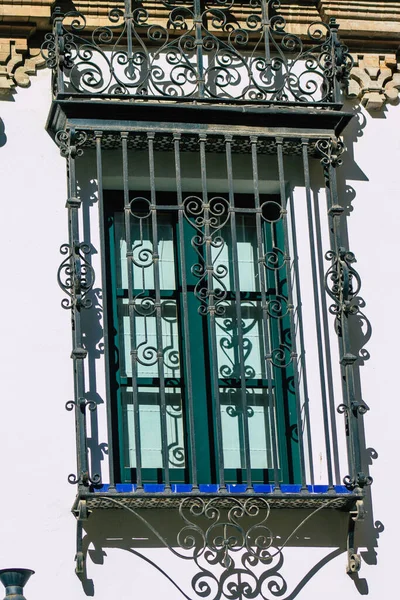 Sevilla España Julio 2021 Fachada Edificio Las Calles Sevilla Ciudad — Foto de Stock