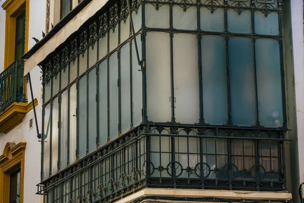 Sevilla España Julio 2021 Fachada Edificio Las Calles Sevilla Ciudad — Foto de Stock