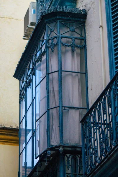 Seville Spain July 2021 Facade Building Streets Seville Emblematic City — Stock Photo, Image