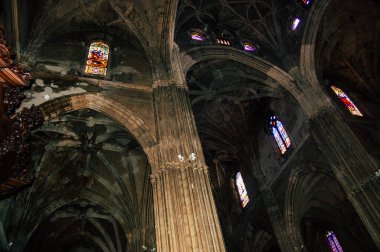 Carmona İspanya 15 Temmuz 2021 Santa Maria Manastırı Gotik bir kilisedir ve esasen 15. ve 16. yüzyıllarda Carmona eski camii üzerine inşa edilmiş bir katedraldir.