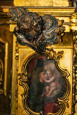 Carmona İspanya 15 Temmuz 2021 Santa Maria Manastırı Gotik bir kilisedir ve esasen 15. ve 16. yüzyıllarda Carmona eski camii üzerine inşa edilmiş bir katedraldir.