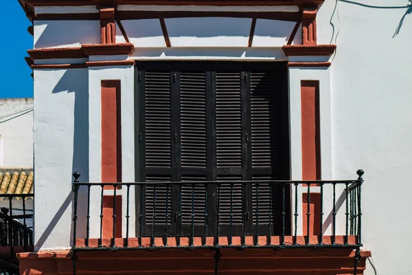 Carmona Spanje Juli 2021 Gevel Van Het Oude Huis Straten — Stockfoto