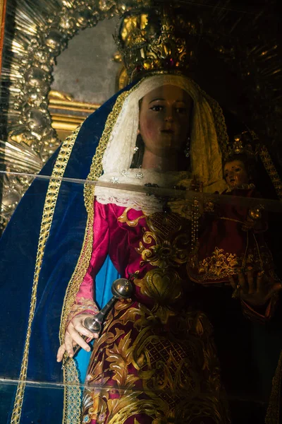 Carmona Ισπανία Ιουλίου 2021 Ιερός Ναός Της Σάντα Μαρία Είναι — Φωτογραφία Αρχείου