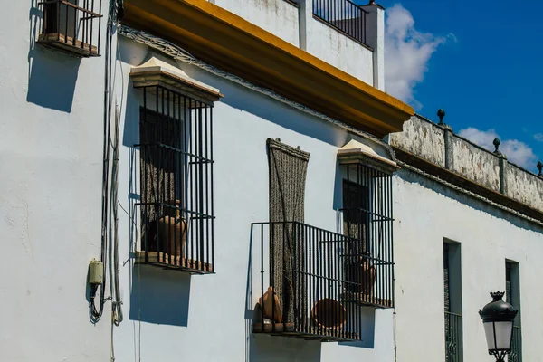 Carmona Spanje Juli 2021 Gevel Van Een Oud Huis Straten — Stockfoto