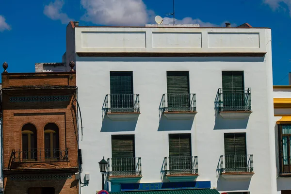 Carmona Automatische Übersetzung Spanien Juli 2021 Fassade Eines Alten Hauses — Stockfoto