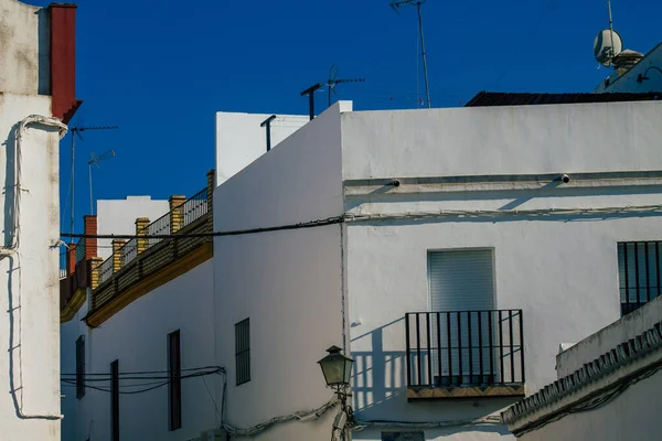 Carmona Ισπανία Ιουλίου 2021 Πρόσοψη Του Παλιού Σπιτιού Στους Δρόμους — Φωτογραφία Αρχείου