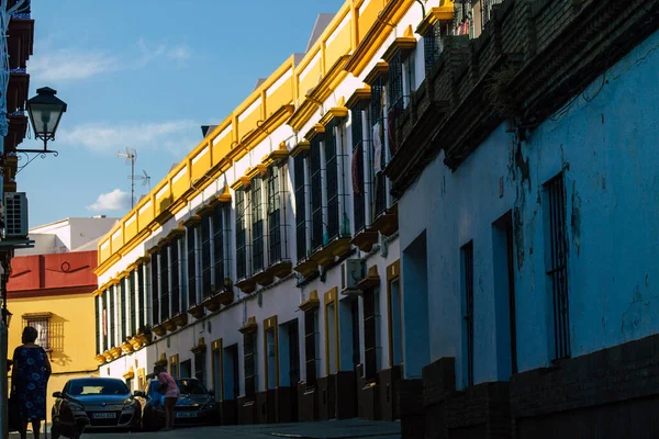 Carmona Spagna Luglio 2021 Facciata Vecchia Casa Nelle Vie Carmona — Foto Stock