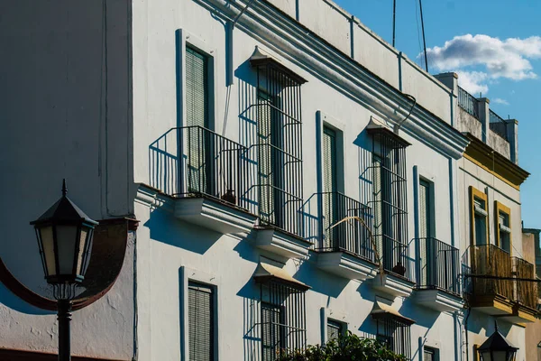 Carmona España Julio 2021 Fachada Casa Antigua Las Calles Carmona — Foto de Stock