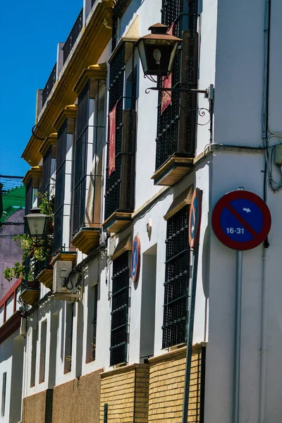 Carmona España Julio 2021 Fachada Casa Antigua Las Calles Carmona — Foto de Stock