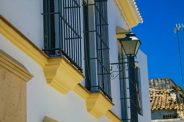 Carmona Espanha Julho 2021 Fachada Casa Velha Nas Ruas Carmona — Fotografia de Stock