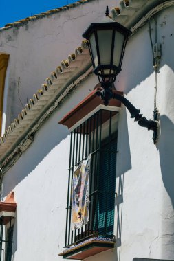 Carmona İspanya 26 Temmuz 2021 'de Carmona şehrinin dar sokaklarında bulunan 