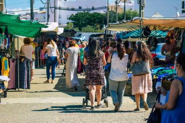 Carmona İspanya 26 Temmuz 2021 Coronavirus salgını sırasında İspanya 'da maske takmak zorunludur.