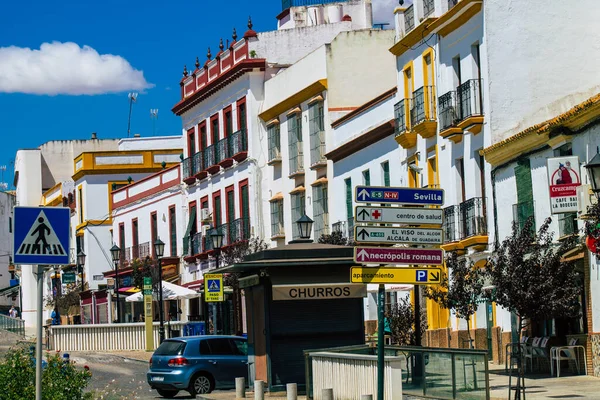 Carmona Espanha Julho 2021 Paisagem Urbana Carmona Chamada Estrela Brilhante — Fotografia de Stock