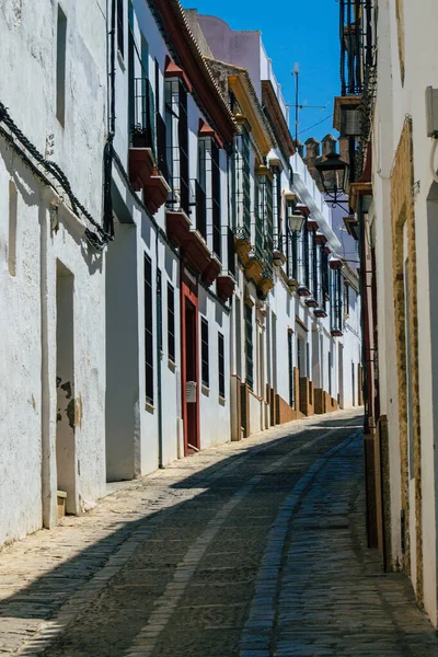 Carmona Spain July 2021 Narrow Street Town Carmona Called Bright — 스톡 사진