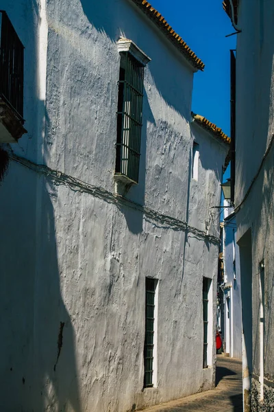 Carmona Spain July 2021 Narrow Street Town Carmona Called Bright — 스톡 사진