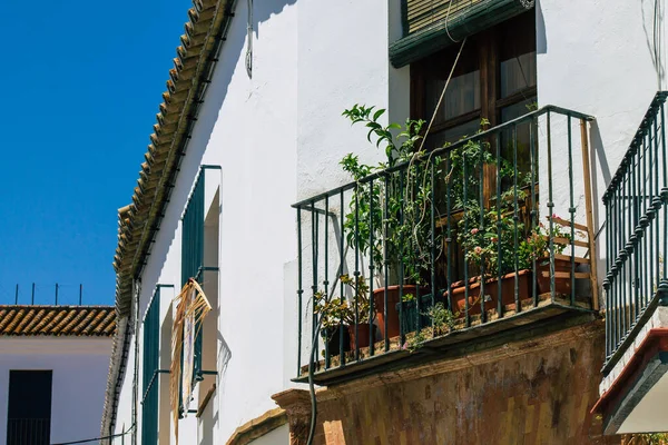 Carmona Spain July 2021 Closeup Window Old House Narrow Streets — Stock Photo, Image