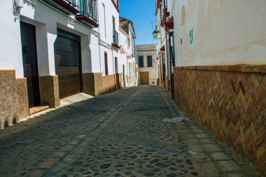 Carmona İspanya 30 Temmuz 2021 'de Carmona' da Avrupa 'nın Parlak Yıldızı olarak adlandırılan dar ve dolambaçlı Arap yerleşimini gösteriyor.