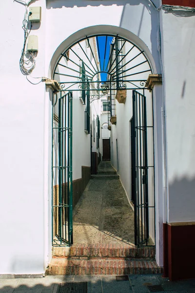 Carmona España Julio 2021 Calle Estrecha Ciudad Carmona Llamada Estrella — Foto de Stock